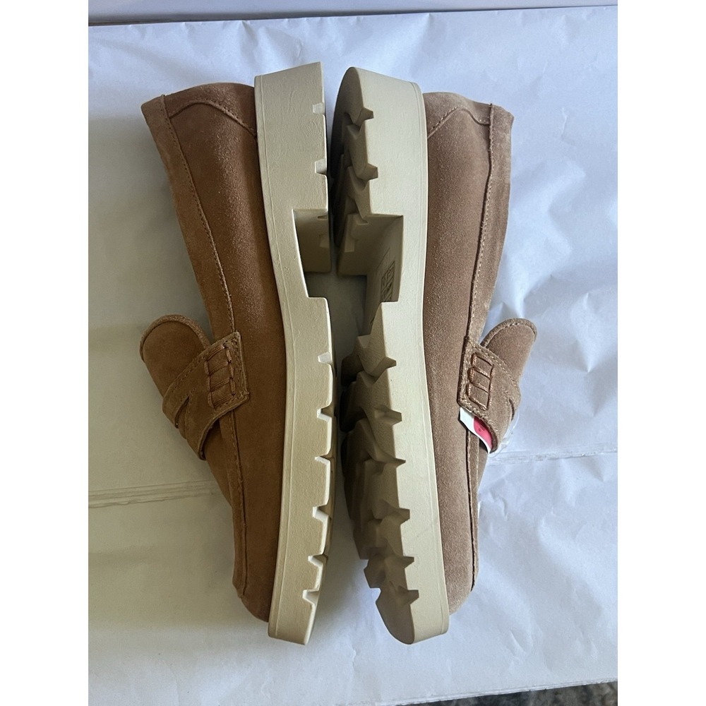 Dolce Vita Beige Suede Loafers - Picture 5 of 8